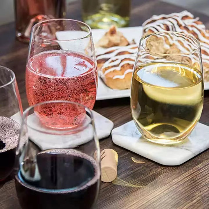 Unbreakable Stemless Wine Glasses